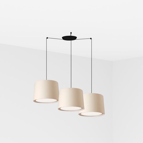 CONGA 3L Beige pendant lamp image 1