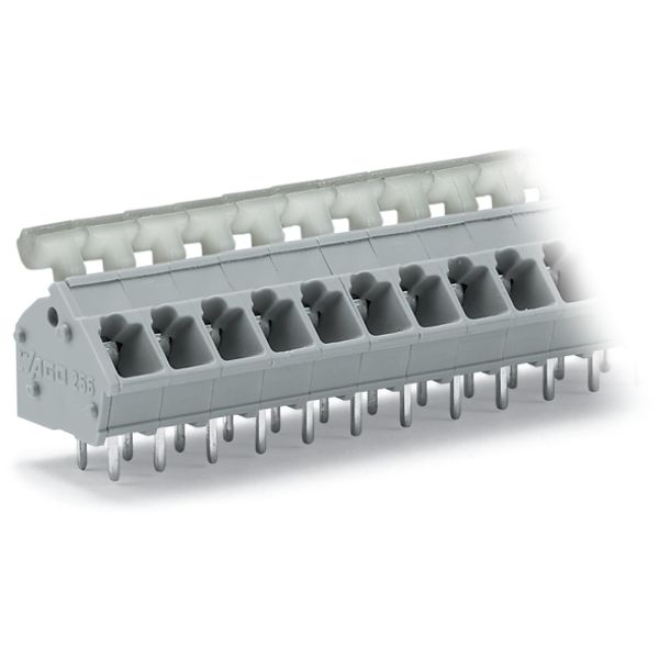 PCB terminal block push-button 2.5 mm² gray image 5