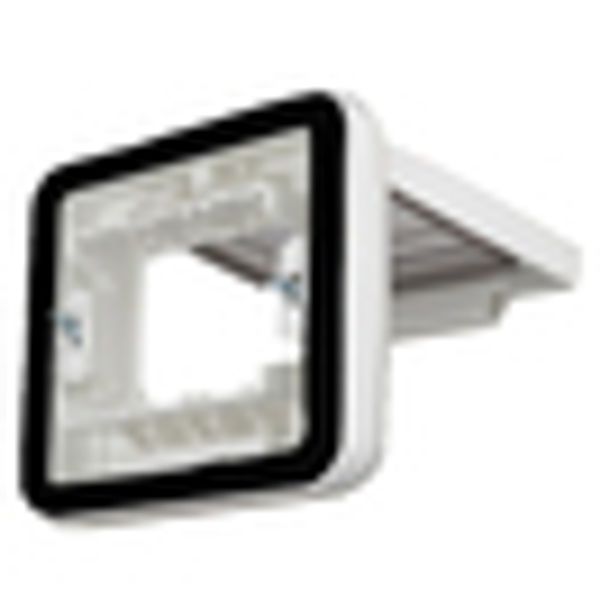 Outdoor flush mount box, IP55, transparent lid, 2M, white image 13