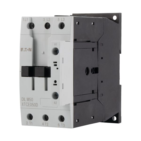 Contactor, 3 pole, 380 V 400 V 22 kW, RDC 24: 24 - 27 V DC, DC operation, Screw terminals image 7