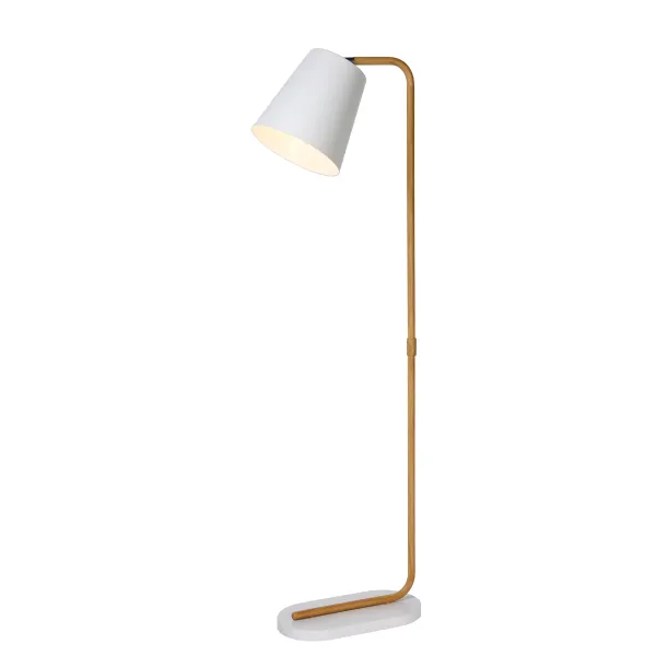 CONA Floor Lamp E27 L21 W38 H140cm White image 1