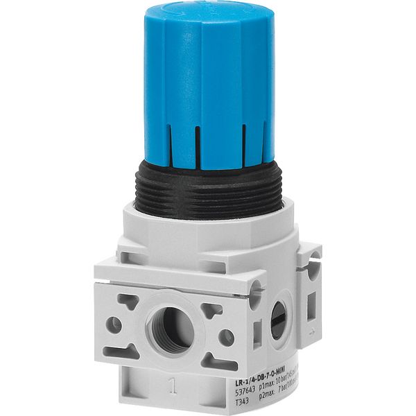 LR-1/4-DB-7-O-MINI Pressure regulator image 1