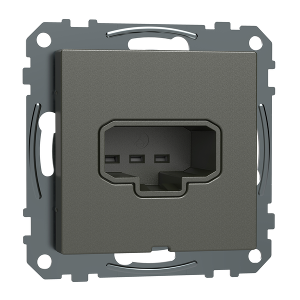 Exxact luminaire outlet DCL flush for wall with c-plate screwless earthed ant image 4