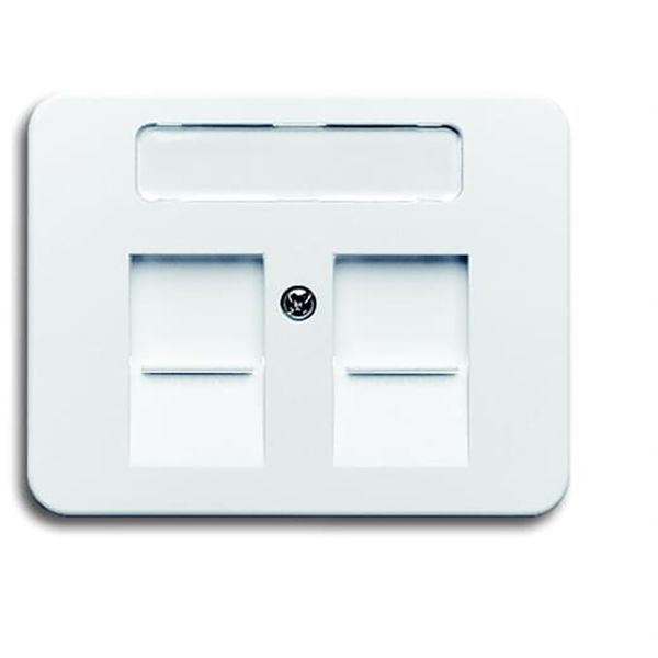 1800-24G CoverPlates (partly incl. Insert) carat® Studio white image 1