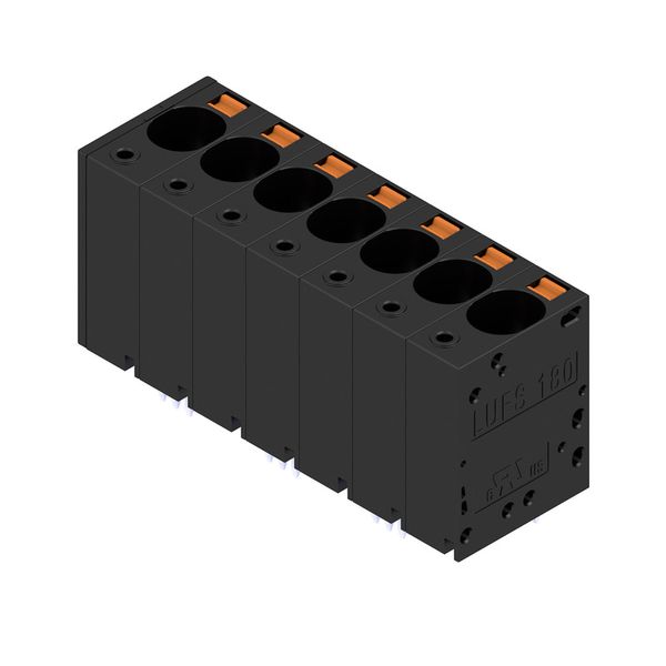 PCB terminal, 10.00 mm, Number of poles: 7, Conductor outlet direction image 2