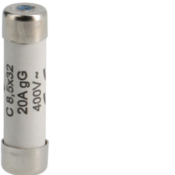 Cylinder Fuses Type C 8,5x32mm gG 20A 400 V AC 100kA image 1