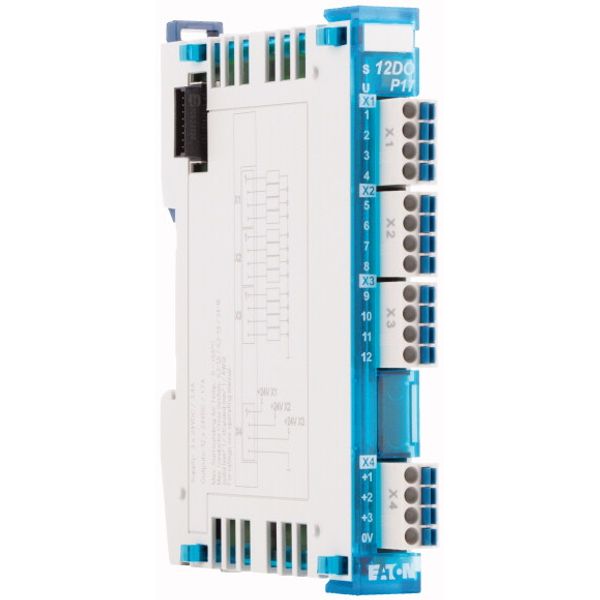 Digital output module, 12 digital outputs short-circuit proof 24 V DC/1.7 A each, pulse-switching image 7
