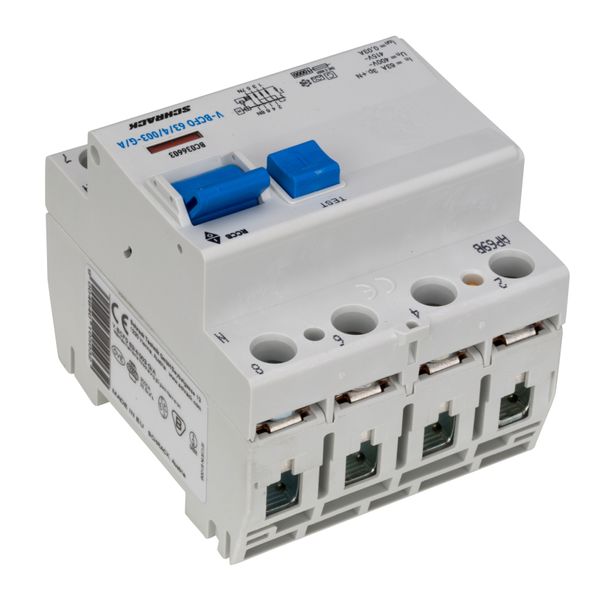 Residual current circuit breaker 63A, 4-p, 30mA, type A,G,V image 7