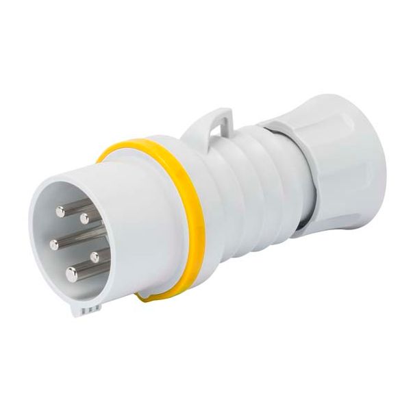 STRAIGHT PLUG HP - IP44/IP54 - 3P+N+E 32A 100-130V 50/60HZ - YELLOW - 4H -  FAST WIRING image 2