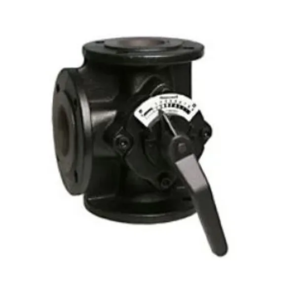 3W ROT.VALVE DN040 STRA.FLANGE image 1