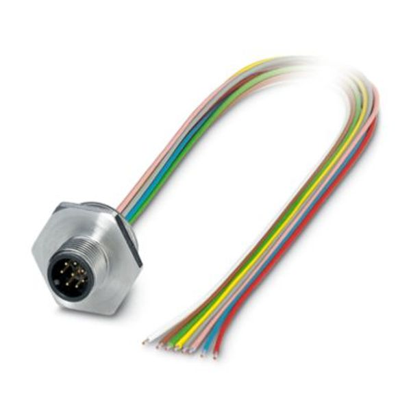 SACC-E-M12MS-8CON-M20/0,5 VAX - Device connector front mounting image 1