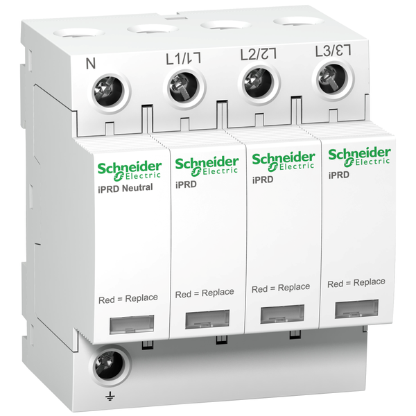 iPRD8r modular surge arrester - 3P + N - 350V - with remote transfert image 4