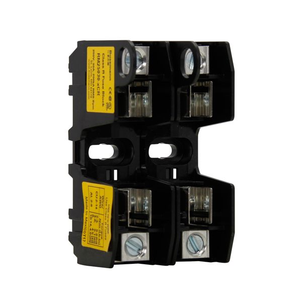 Eaton Bussmann series HM modular fuse block, 250V, 0-30A, CR, Two-pole image 5