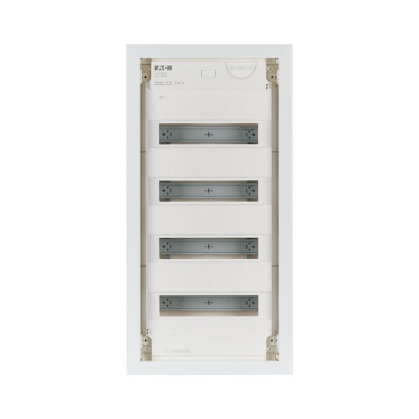 Compact distribution board-flush mounting, 4-rows, flush sheet steel door image 7