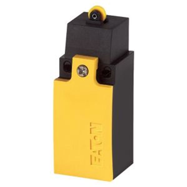 Safety position switch, LS(M)-…, Roller plunger, Complete unit, 1 N/O, 1 NC, EN 50047 Form C, Yellow, Metal, Cage Clamp, -25 - +70 °C image 6