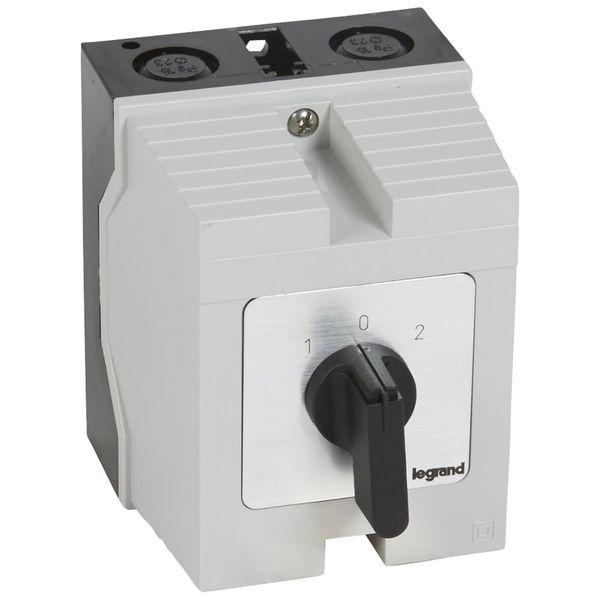 Cam switch - changeover switch with off - PR 21 - 4P - 25 A - box 96x120 mm image 1