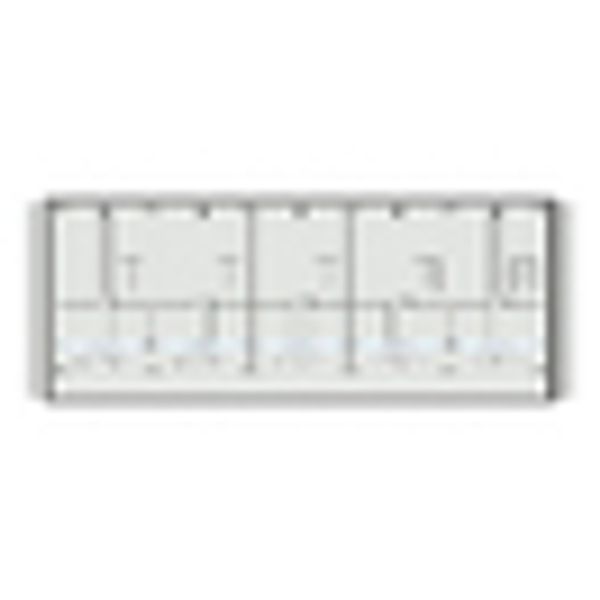 Meter box insert 1-row, 5 meter boards / 9 Modul heights image 2