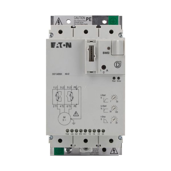 Soft starter, 81 A, 200 - 480 V AC, 24 V DC, Frame size: FS3, Communication Interfaces: SmartWire-DT image 11