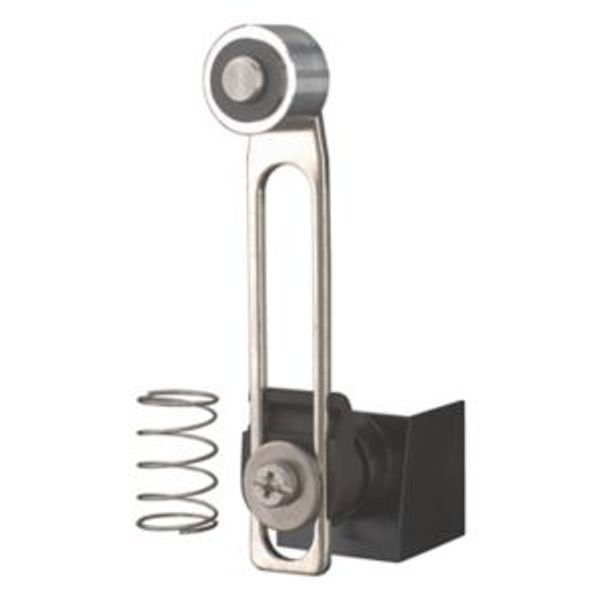 Adjustable roller lever, D=18mm, metal image 2