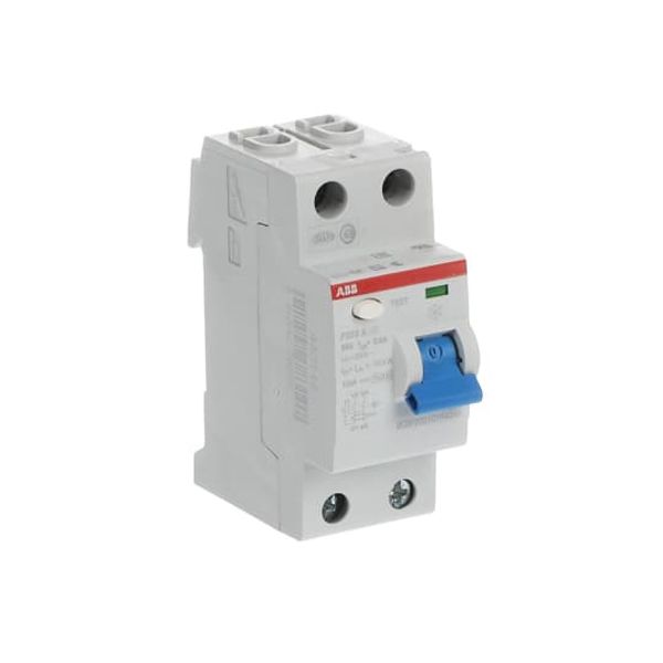 F202 A-25/0.5 Residual Current Circuit Breaker 2P A type 500 mA image 2