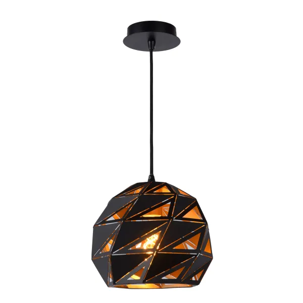 MALUNGA Pendant E27 O25cm Black/Gold image 1