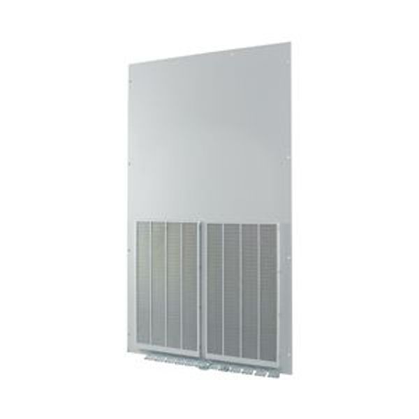 Front plate (section high), ventilated, W=1100mm, IP42, grey image 2