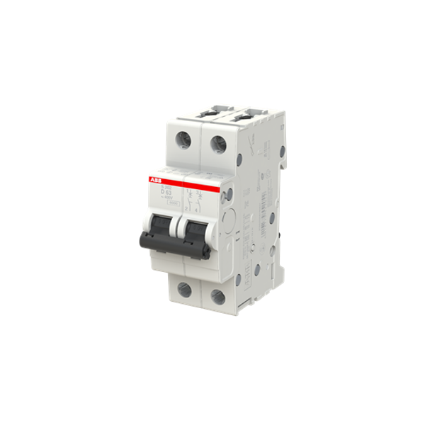 S202-C63 Miniature Circuit Breaker - 2P - C - 63 A image 5