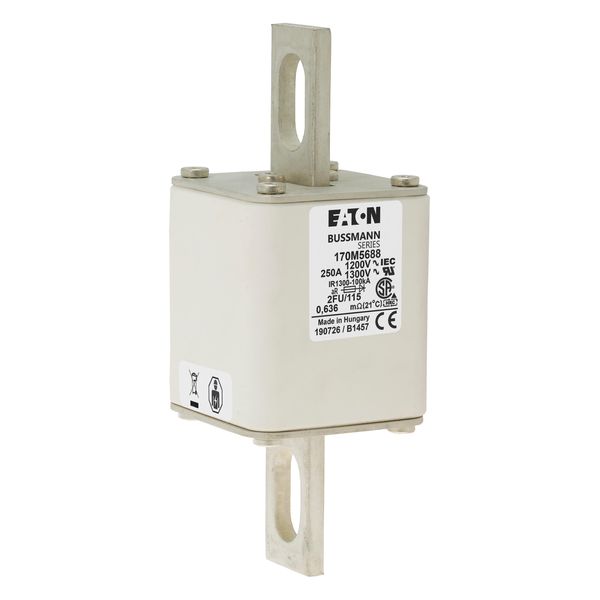 FUSE 250A 1250V HS 2FU/115 AR CU image 12