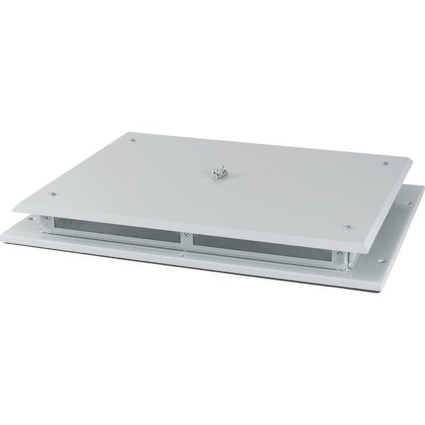 Top plate, ventilated, W=800mm, IP42, grey image 4