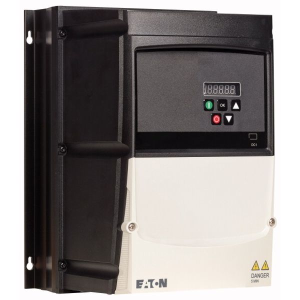 Variable frequency drive, 230 V AC, 1-phase, 15.3 A, 4 kW, IP66/NEMA 4X, Radio interference suppression filter, Brake chopper, 7-digital display assem image 4