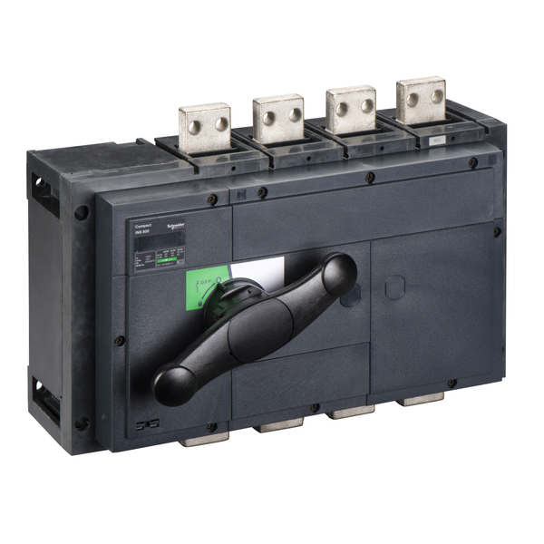 switch disconnector, Compact INS800 , 800 A, standard version with black rotary handle, 4 poles image 4
