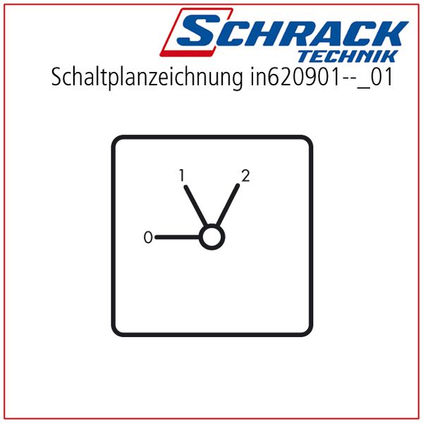 Gang Switch 1-pole, 10A, central mounting 22,5mm image 2