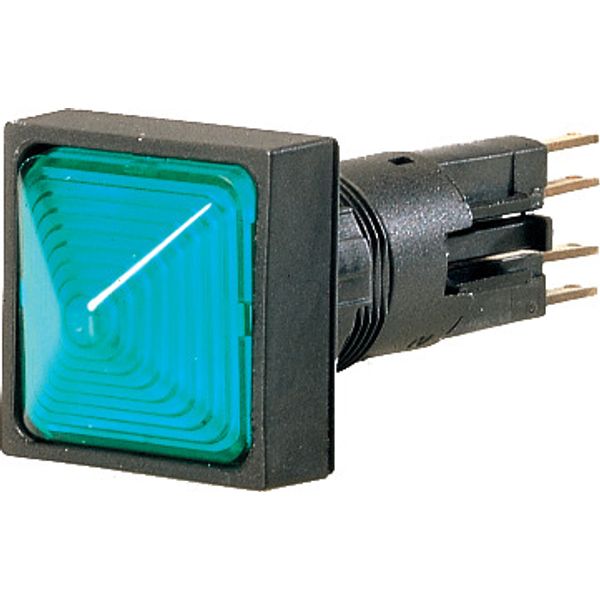 Indicator light, raised, blue, +filament lamp, 24 V image 1