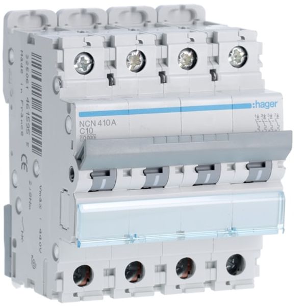 AUTOMATIC FUSE 10KA C 4X10A image 1