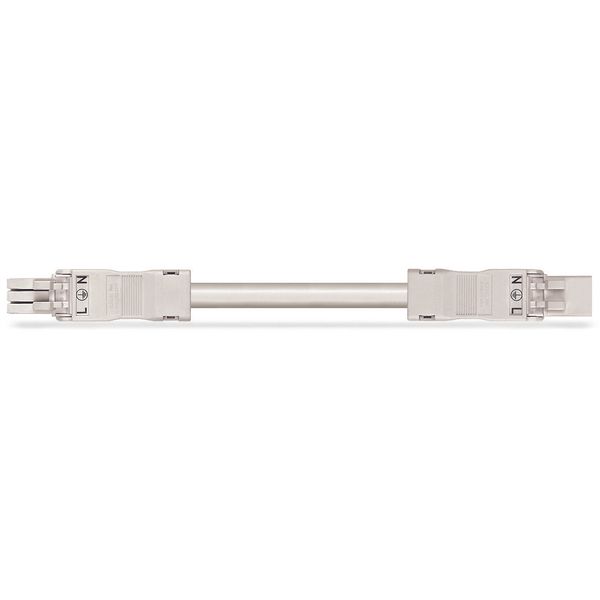 pre-assembled connecting cable;Eca;Plug/open-ended;white image 4