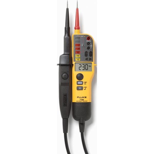 FLUKE-T150 Voltage and Continuity Tester with LCD readout and additional resistance measurement image 1