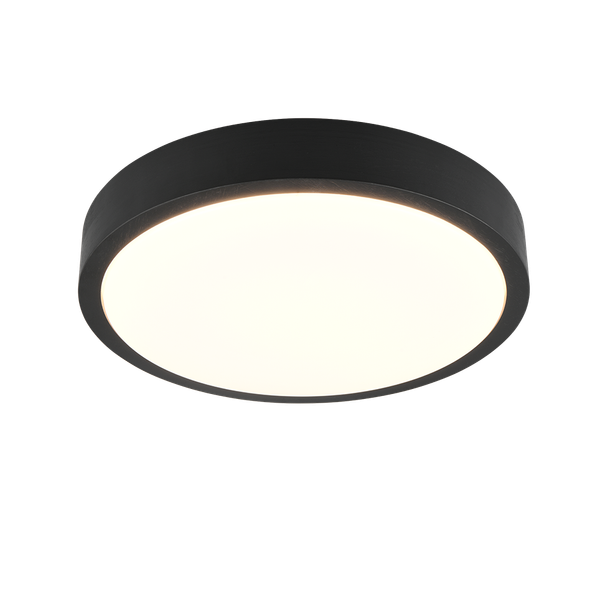 Iseo LED ceiling lamp 40 cm black image 1