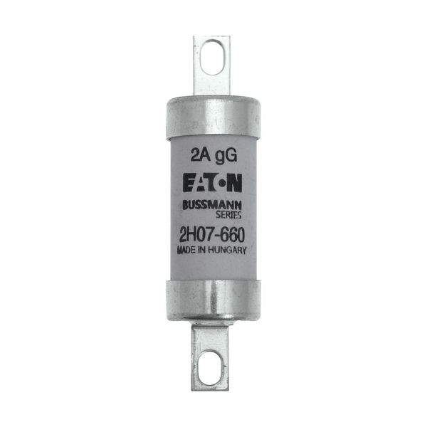 Fuse-link, LV, 2 A, AC 660 V, DC 250 V, BS88/A2, 22 x 82 mm, gL/gG, BS image 13