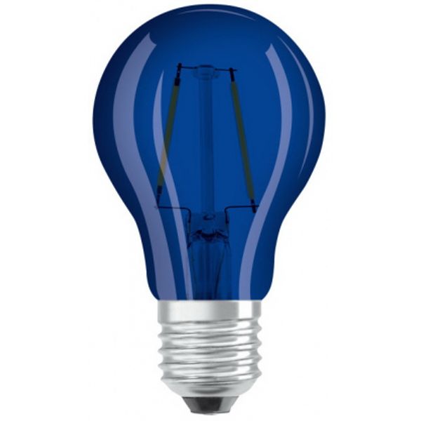 LED Bulb Filament E27 4W A60 BLUE iLight image 1