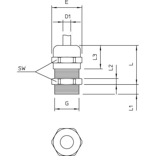 V-TEC PG29 MS Cable gland  PG29 image 2