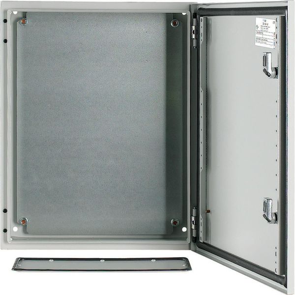 Wall enclosure with mounting plate, HxWxD=500x400x150mm image 4