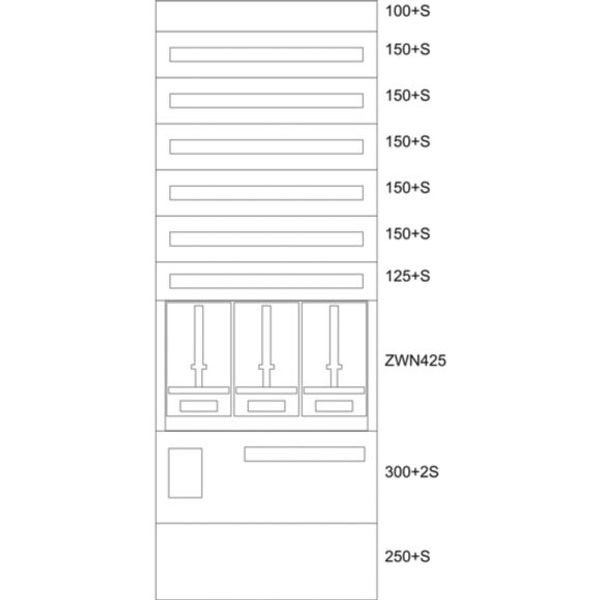 BP-U-3S-EN-800/20-3Z Eaton xEnergy Basic meter cabinet equipped image 1