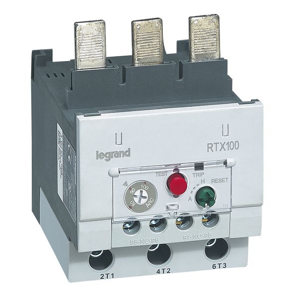 Thermal overload relay RTX³ 100 80-100A  differential class 10A image 1