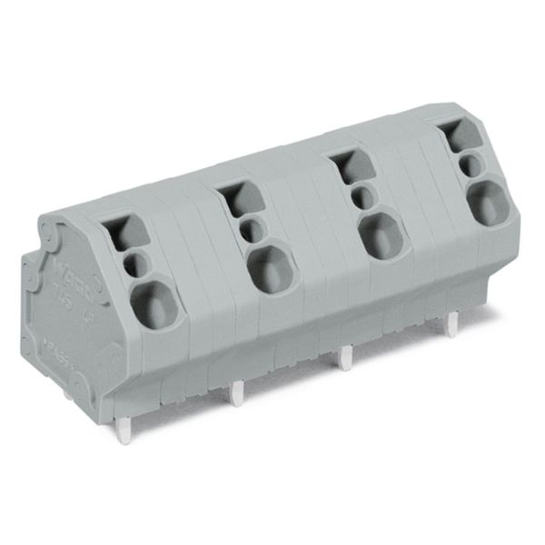 PCB terminal block 4 mm² Pin spacing 12.5 mm gray image 3