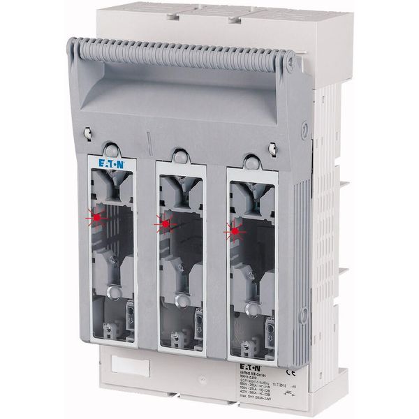 NH fuse-switch 3p flange connection M10 max. 150 mm², busbar 60 mm, light fuse monitoring, NH1 image 21