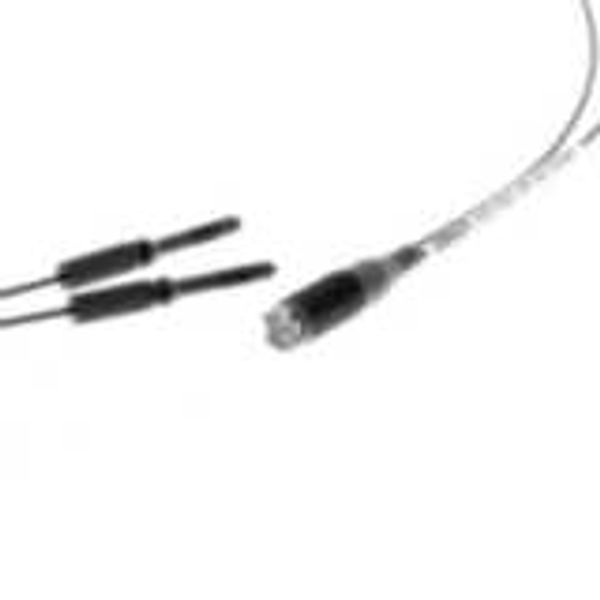 Fiber optic sensor head, retro-reflective, M6 cylindrical axial, refle image 1