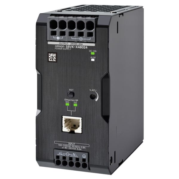 Book type power supply, 480 W, 24 VDC, 20 A, DIN rail mounting, Push-i image 4