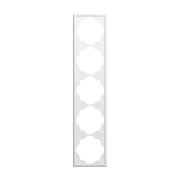 1721-280 Cover Frame Busch-axcent® white glass image 5
