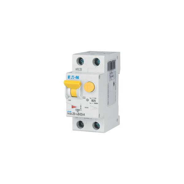 RCD/MCB combination, 25 A, 300 mA, MCB trip characteristic: B, 1p+N, RCD trip characteristic: A image 36