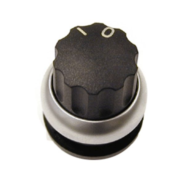 Knob switch, 2 pos. 60ø stay-put, `I/0ï, rotary head image 1